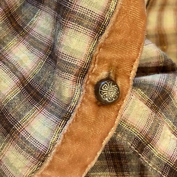 ARATTA (Anthro) Western Button Up Blouse👀LOOK AT THE BACK - Picture 10 of 15